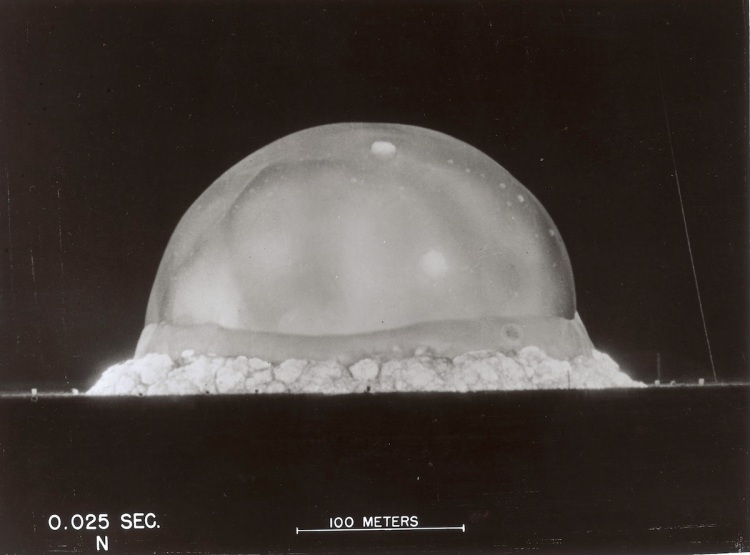 First Nuclear Test 0.025 Sec