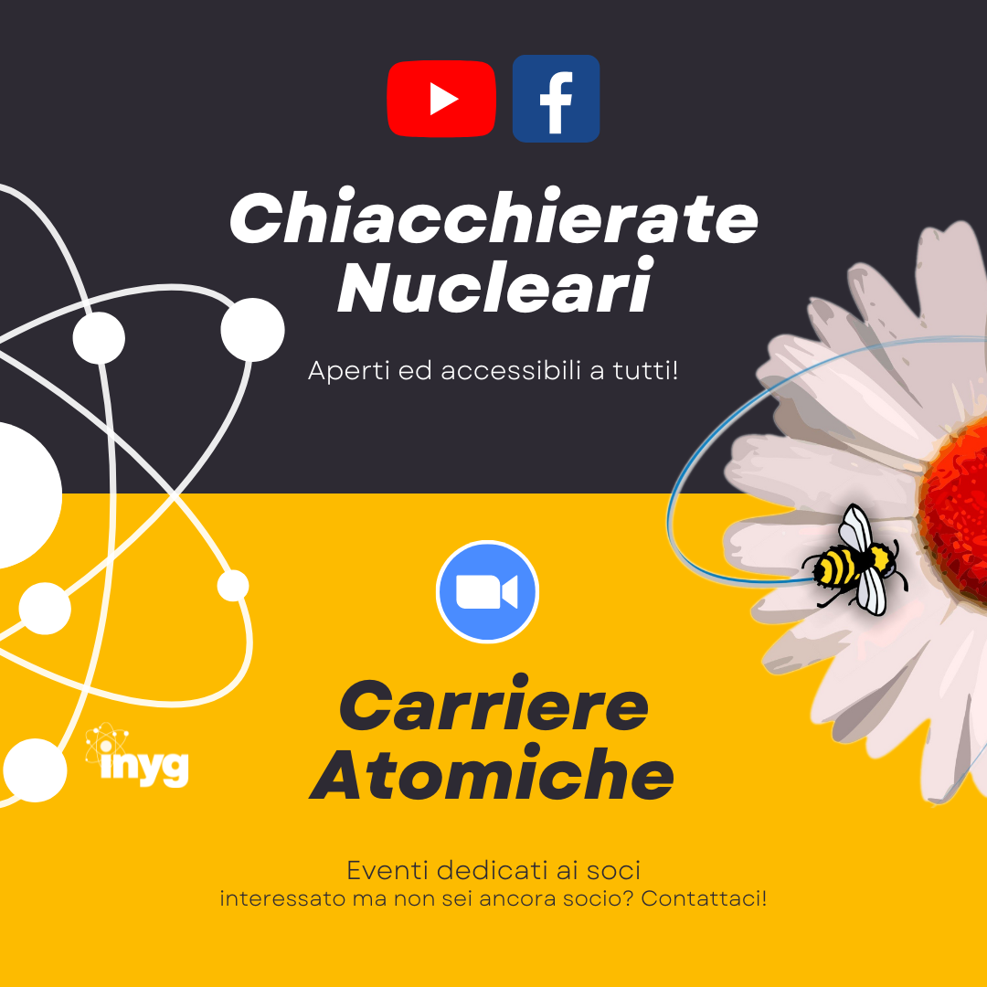 Chiacchierate Nucleari e Carriere Atomiche: al via le nuove iniziative! – con INYG