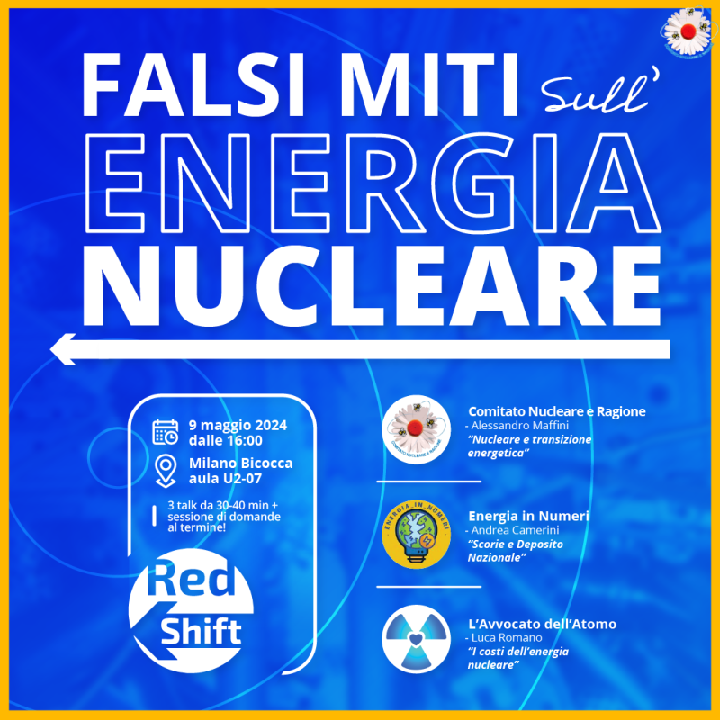 Falsi Miti sull’Energia Nucleare: conferenza alla Bicocca